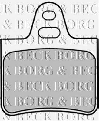 Borg & beck BBP1257 Brake Pad Set, disc brake BBP1257