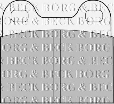 Borg & beck BBP1260 Brake Pad Set, disc brake BBP1260