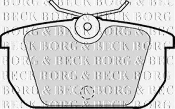 Borg & beck BBP1261 Brake Pad Set, disc brake BBP1261
