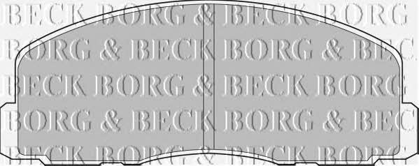 Borg & beck BBP1262 Brake Pad Set, disc brake BBP1262