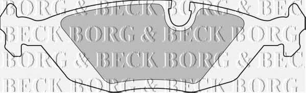 Borg & beck BBP1266 Brake Pad Set, disc brake BBP1266