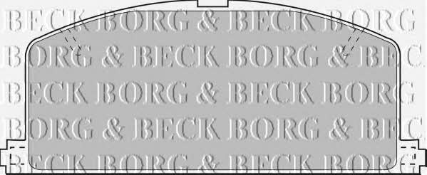 Borg & beck BBP1267 Brake Pad Set, disc brake BBP1267