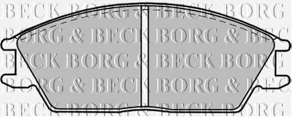 Borg & beck BBP1268 Brake Pad Set, disc brake BBP1268