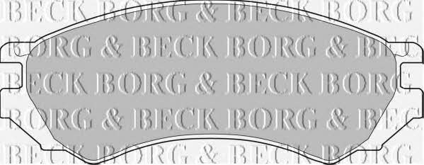 Borg & beck BBP1272 Brake Pad Set, disc brake BBP1272