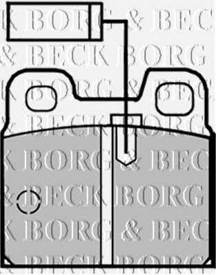 Borg & beck BBP1273 Brake Pad Set, disc brake BBP1273