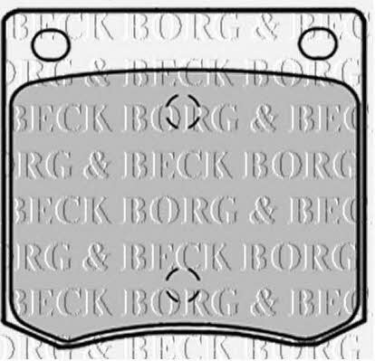 Borg & beck BBP1274 Brake Pad Set, disc brake BBP1274
