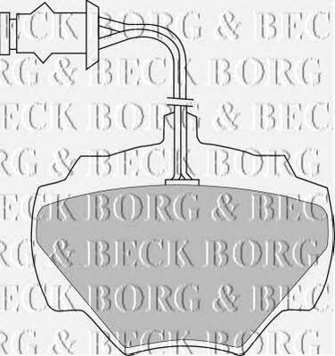 Borg & beck BBP1279 Brake Pad Set, disc brake BBP1279