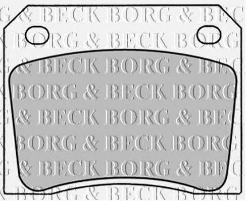 Borg & beck BBP1281 Brake Pad Set, disc brake BBP1281