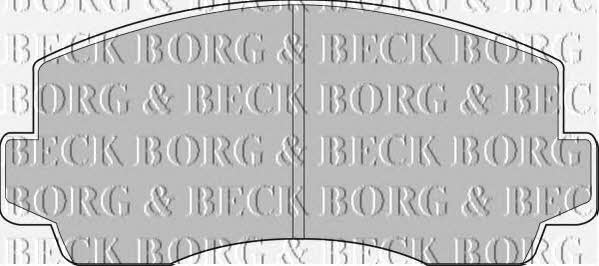 Borg & beck BBP1283 Brake Pad Set, disc brake BBP1283