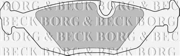 Borg & beck BBP1284 Brake Pad Set, disc brake BBP1284