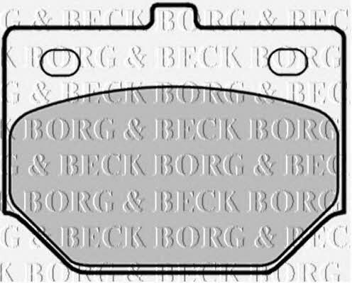 Borg & beck BBP1286 Brake Pad Set, disc brake BBP1286