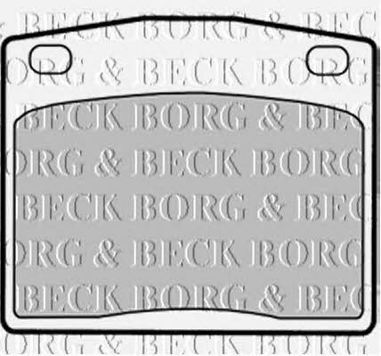 Borg & beck BBP1287 Brake Pad Set, disc brake BBP1287