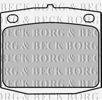 Borg & beck BBP1288 Brake Pad Set, disc brake BBP1288