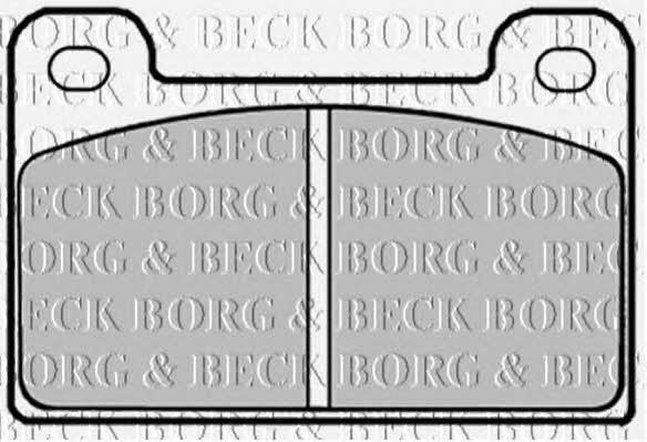 Borg & beck BBP1292 Brake Pad Set, disc brake BBP1292