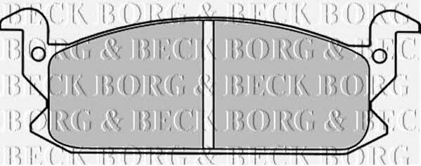 Borg & beck BBP1293 Brake Pad Set, disc brake BBP1293