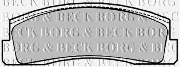 Borg & beck BBP1294 Brake Pad Set, disc brake BBP1294