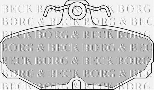 Borg & beck BBP1302 Brake Pad Set, disc brake BBP1302