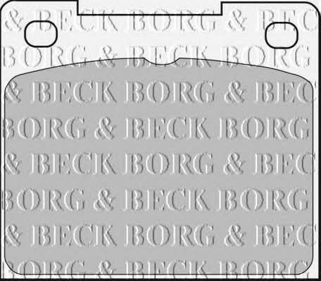 Borg & beck BBP1307 Brake Pad Set, disc brake BBP1307