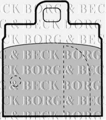 Borg & beck BBP1308 Brake Pad Set, disc brake BBP1308