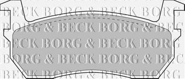 Borg & beck BBP1309 Brake Pad Set, disc brake BBP1309