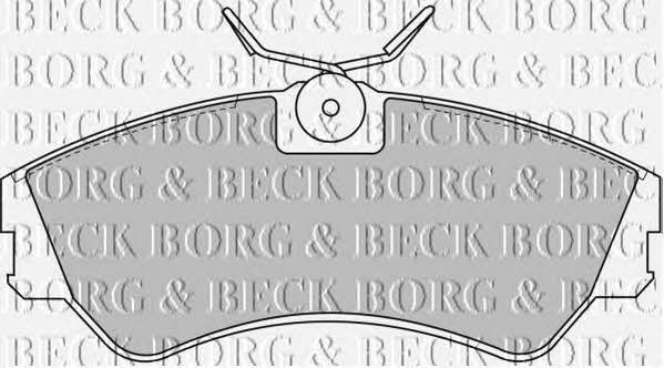 Borg & beck BBP1316 Brake Pad Set, disc brake BBP1316