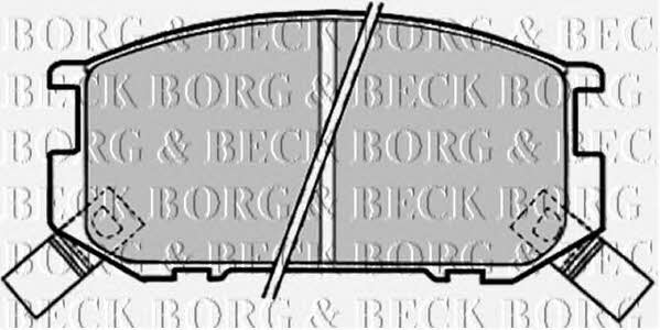 Borg & beck BBP1318 Brake Pad Set, disc brake BBP1318
