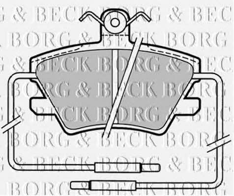 Borg & beck BBP1319 Brake Pad Set, disc brake BBP1319