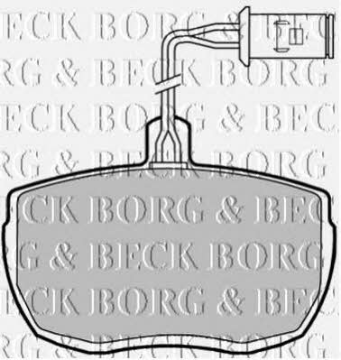 Borg & beck BBP1320 Brake Pad Set, disc brake BBP1320