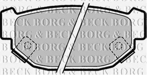 Borg & beck BBP1322 Brake Pad Set, disc brake BBP1322