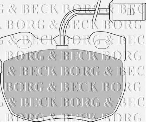 Borg & beck BBP1327 Brake Pad Set, disc brake BBP1327