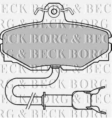 Borg & beck BBP1334 Brake Pad Set, disc brake BBP1334
