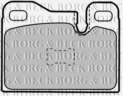 Borg & beck BBP1337 Brake Pad Set, disc brake BBP1337