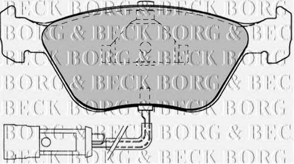 Borg & beck BBP1343 Brake Pad Set, disc brake BBP1343