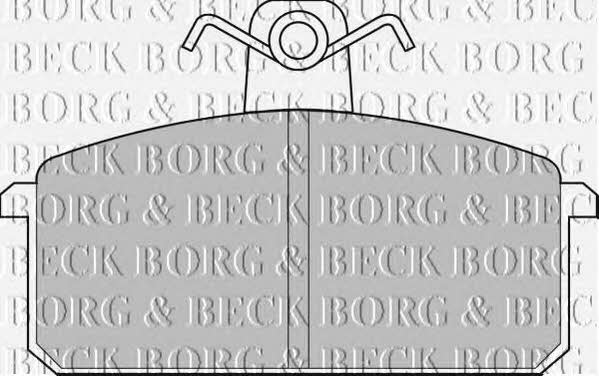 Borg & beck BBP1348 Brake Pad Set, disc brake BBP1348