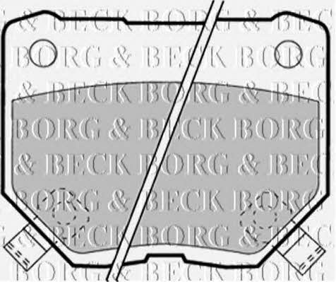Borg & beck BBP1349 Brake Pad Set, disc brake BBP1349