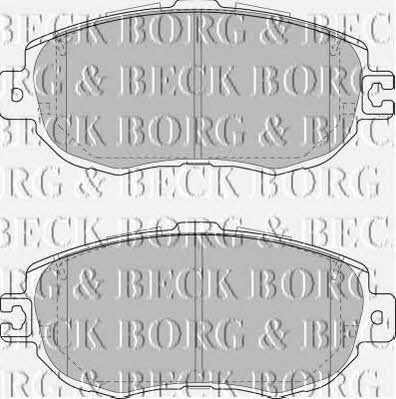 Borg & beck BBP1352 Brake Pad Set, disc brake BBP1352