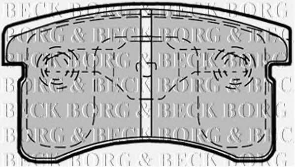 Borg & beck BBP1361 Brake Pad Set, disc brake BBP1361