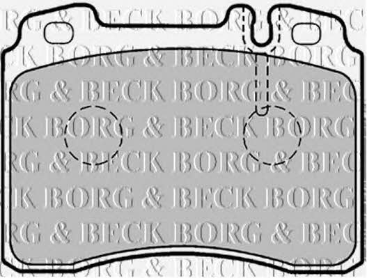 Borg & beck BBP1367 Brake Pad Set, disc brake BBP1367