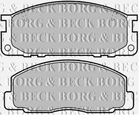 Borg & beck BBP1372 Brake Pad Set, disc brake BBP1372