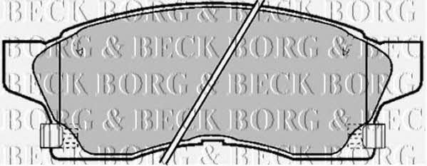 Borg & beck BBP1373 Brake Pad Set, disc brake BBP1373