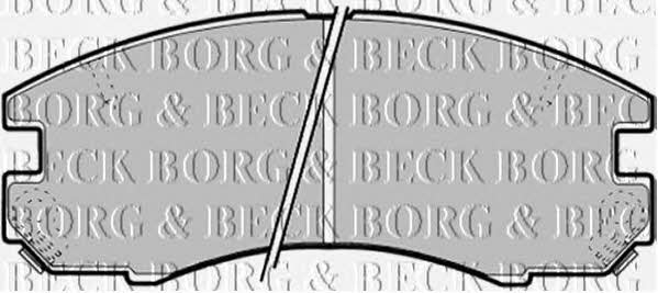 Borg & beck BBP1375 Brake Pad Set, disc brake BBP1375
