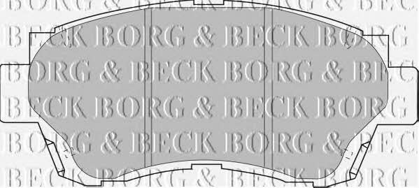 Borg & beck BBP1377 Brake Pad Set, disc brake BBP1377