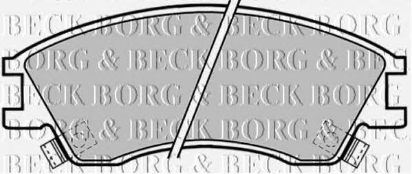 Borg & beck BBP1378 Brake Pad Set, disc brake BBP1378