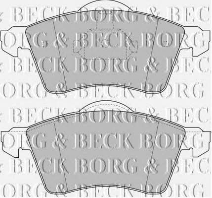 Borg & beck BBP1384 Brake Pad Set, disc brake BBP1384
