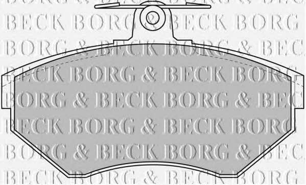 Borg & beck BBP1620 Brake Pad Set, disc brake BBP1620