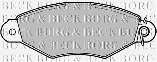 Borg & beck BBP1622 Brake Pad Set, disc brake BBP1622
