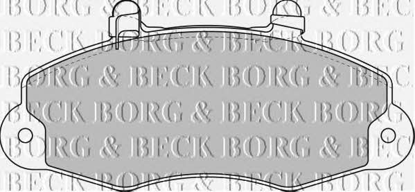 Borg & beck BBP1624 Brake Pad Set, disc brake BBP1624