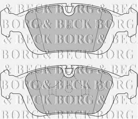 Borg & beck BBP1627 Brake Pad Set, disc brake BBP1627