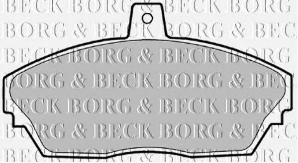 Borg & beck BBP1629 Brake Pad Set, disc brake BBP1629