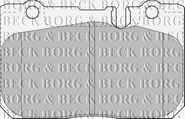 Borg & beck BBP1631 Brake Pad Set, disc brake BBP1631